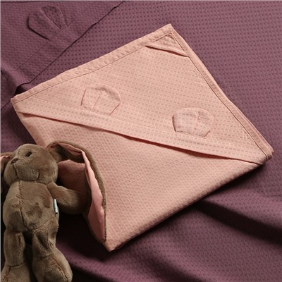 Уголок детский вафельный «Экономь и Я», 90×90 см, хлопок 100%, пудра