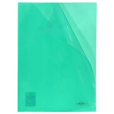 Папка-уголок (плотная) 180мкр зеленая PU7018G inФОРМАТ