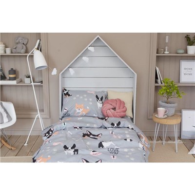 Постельное бельё 1.5-спальное «Этель» Best friend, бязь