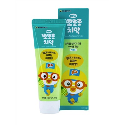 PORORO - ЗУБНАЯ ПАСТА С ЭКСТРАКТОМ ДЫНИ TOOTHPATE MELON FLAVOR, 90 G.