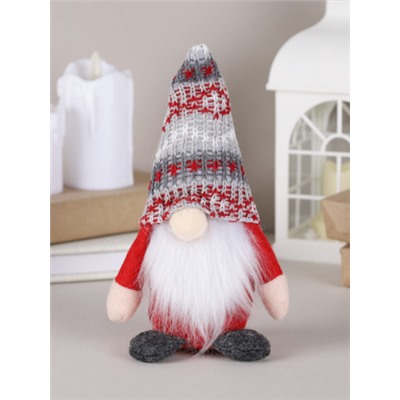 Новогоднее украшение Гном 20 см / NA117 /уп 50/