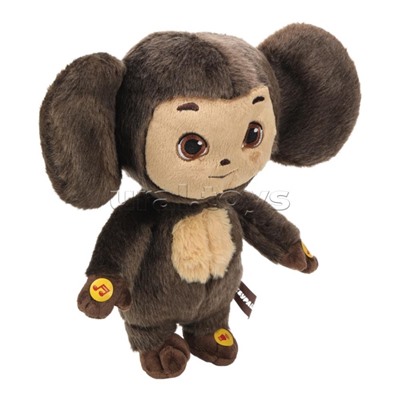 Игрушка мягкая Чебурашка 30 см, муз чип. в пакете