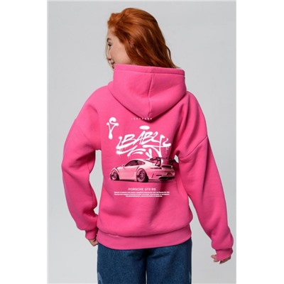 8560 толстовка женская (Розовый_порш)