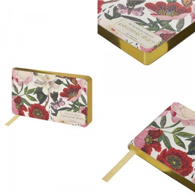 Еженедельник недатированный А6 160 стр. ЛАЙТ "Пионы" 3-741/10 Bruno Visconti