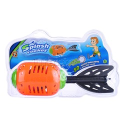 Игрушка - брызгалка "Бомба" на листе