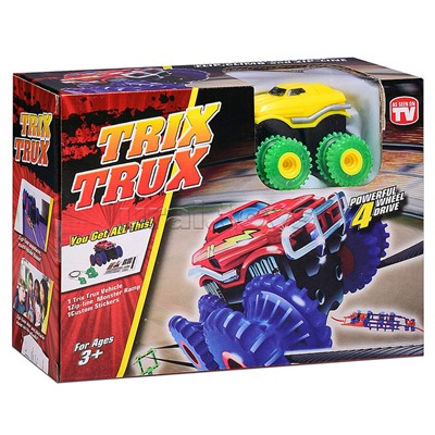 Машина-трюкач на батарейках, в коробке