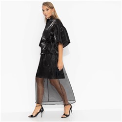 Костюм с юбкой из органзы, Очарование момента (2 в 1, с поясом)