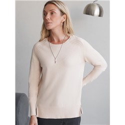 Джемпер тонкой вязки из хлопка с кашемиром