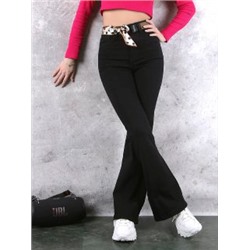 Джинсы женские клеш 1413