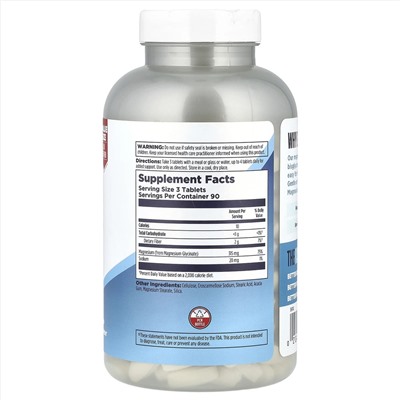 KAL, магний, полностью хелатная форма, с высокой усвояемостью, 270 таблеток