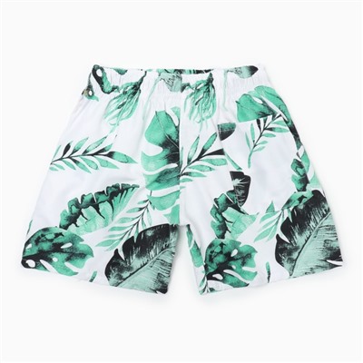 Купальные трусы детские MINAKU «Листья» рост 110-116 см