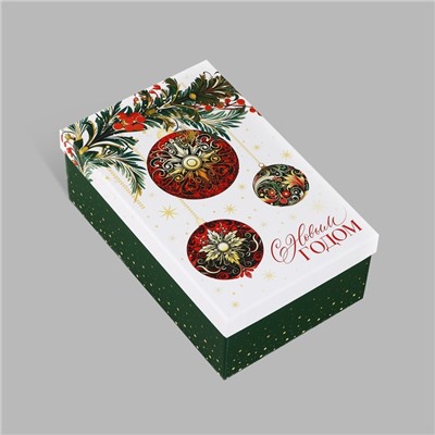 Набор подарочных коробок 6 в 1 «С новым годом», 20×12.5×7.5 – 32.5×20×12.5 см