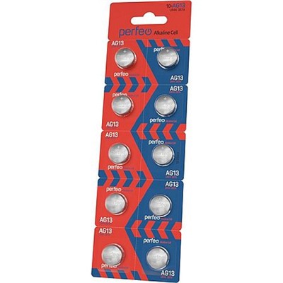Элемент питания AG13 LR44/10BL (357A) Alkaline Cell (10/200)				 Perfeo