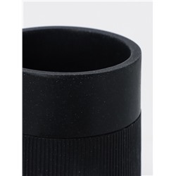 Набор аксессуаров для ванной комнаты SAVANNA, 3 предмета, дозатор, стакан, мыльница, чёрный