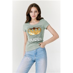 Футболка 8042 (Оливковый)