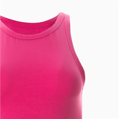 Майка женская, цвет розовый, размер М (44)