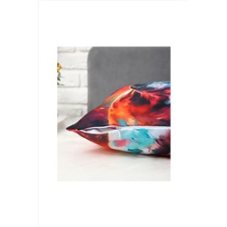 Наволочка декоративная атласная "Бульдог" 45х45см интерьерная НАТАЛИ, 1099607