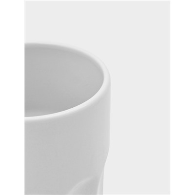 Стаканы Доляна «Классика», набор 2 шт., 500 мл, керамика, белые