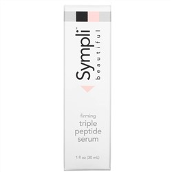 Sympli Beautiful, укрепляющая сыворотка с тремя пептидами, 30 мл (1 жидк. унция)