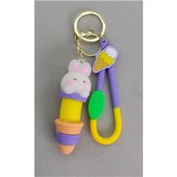 Брелок-антистресс "Long neck bunny", yellow 9х3х2,5 см 141P-063C