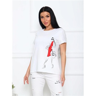 Футболка "Ледис" (Белый)