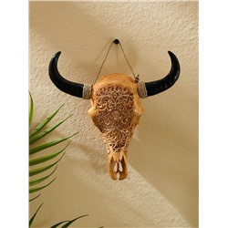 Сувенир интерьерный «Череп буйвола», 15×16×7 см, полирезин