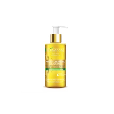 BIELENDA ARGAN CLEANSING FACE OIL Гидрофильное масло для умывания с sebu control 140мл