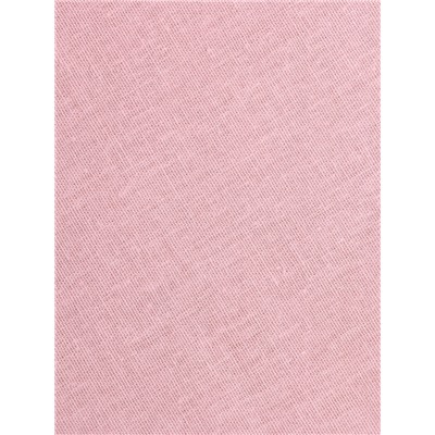 Простыня на резинке 1.5-спальная «Этель», 140×200+25 см, розовая, бязь