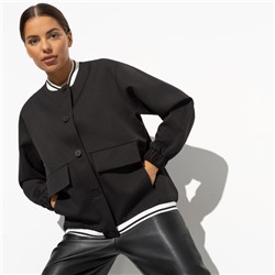 Бомбер с карманами, Бунтарка (black)