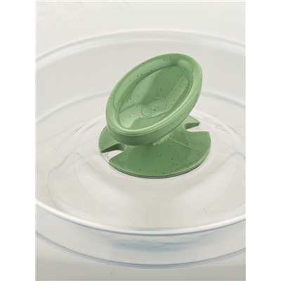 Крышка для СВЧ, d=28 см, внутр. d=26 см, пластик, МИКС