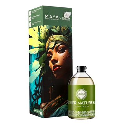 Диффузор ароматический MAYA MOTHER NATURE KISS с палочками, натуральный цветочно-фруктовый аромат для дома, 100 мл