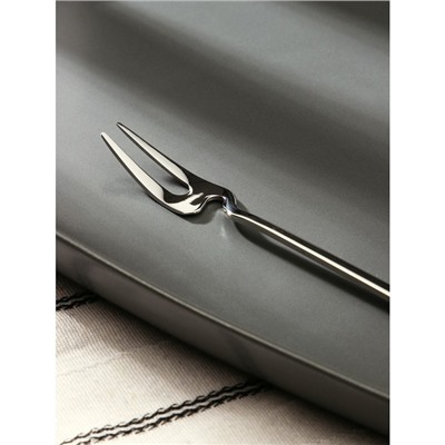 Вилка десертная из нержавеющей стали Magistro Wave, длина 14.7 см, цвет серебряный