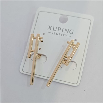 Серьги коллекция "Xuping" покрытие позолота, арт.004.034