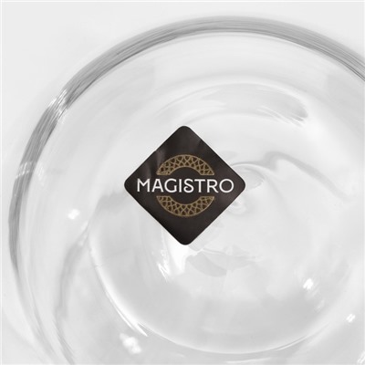 Стакан с двойными стенками Magistro «Олд фэшн», 350 мл, стекло, прозрачный
