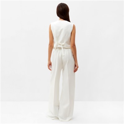 Брюки женские MIST: Classic Collection, размер 50, молочные