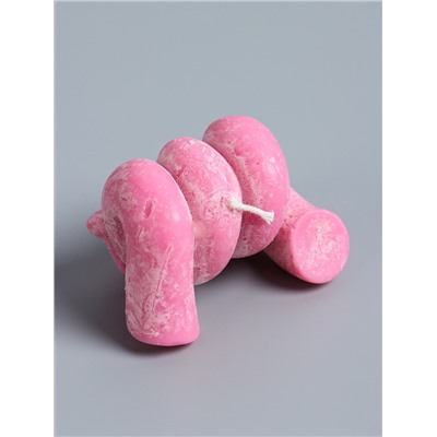 УЦЕНКА Свеча «Пружинка», 7.5×4×4 см, соевый воск, МИКС