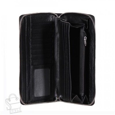 Клатч мужской кожаный 3084H black Heanbag