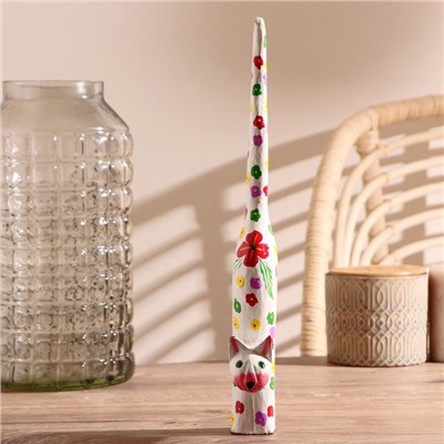 Сувенир «Кошечка», 7×4×35 см, дерево