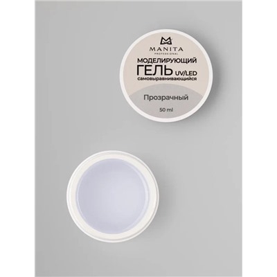 MANITA Гель моделирующий для ногтей №1, прозрачный, 50 мл 28107