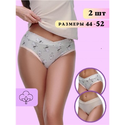 Трусы для беременных WBR/10619 (Мыши, бежевый)