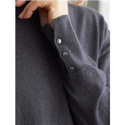 Платье тонкой вязки из хлопка с нейлоном