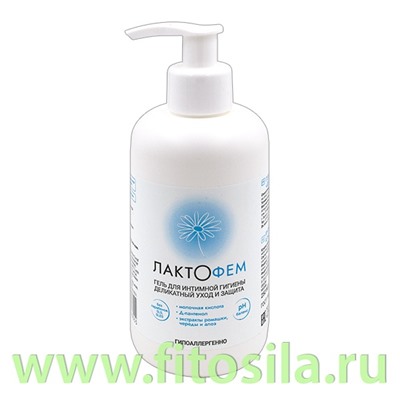 Гель для интимной гигиены Лактофем фл. с доз. 250 мл "Алтайский нектар"
