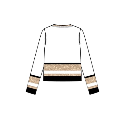 Джемпер трикотажный для девочек