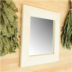 Зеркало «Май», 42×42 см, в деревянной раме, полотно 28×28 см