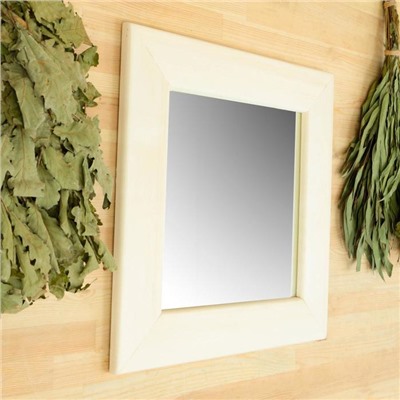 Зеркало «Май», 42×42 см, в деревянной раме, полотно 28×28 см