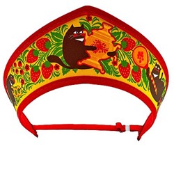 Ободок-кокошник "Русские промыслы" семеновская с регулир.рез 77783 Centrum