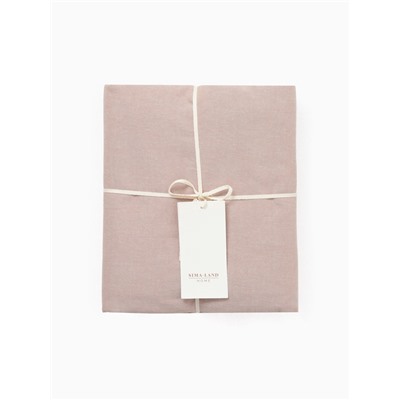 Простыня 1.5 спальная SL Home «Деним», 160×245 см, бежевая, жатый хлопок