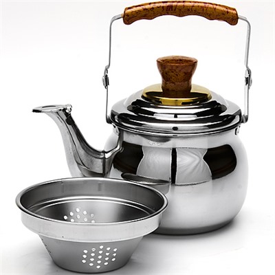 23509 Заварник литой 1 л с/ситом с/свистк.МВ(х24)