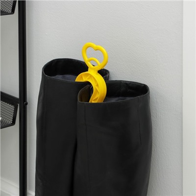 Держатель для голенищ обуви складной, 33(50.5)×7.5 см, цвет МИКС