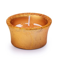 Набор свечей с подсвечником "Золотая звёздочка" (5шт.)